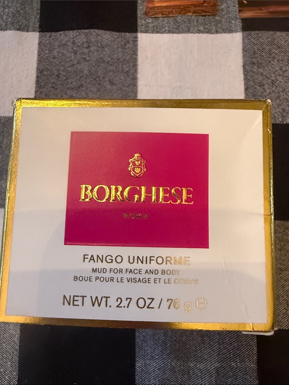 Borghese Fango Uniforme Mud for Face & Body — Pink Packaging New
